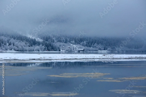 Obraz River Aagaardselva, Norway