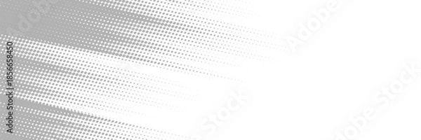 Fototapeta Dots halftone white and blue color pattern gradient grunge texture background. Dots pop art comics sport style vector illustration halftone. modern