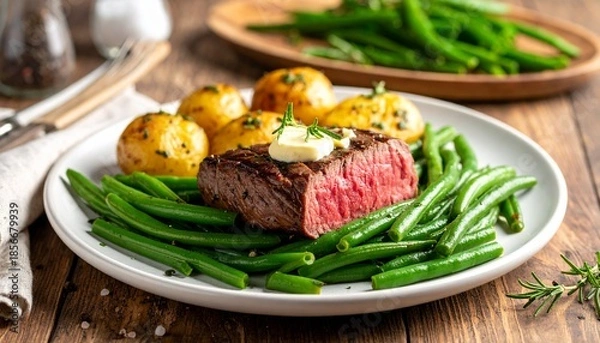 Obraz Gegrilltes Rindersteak