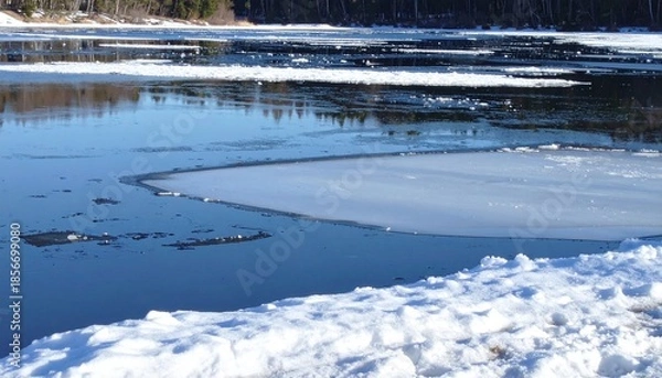 Obraz lake in the mountains