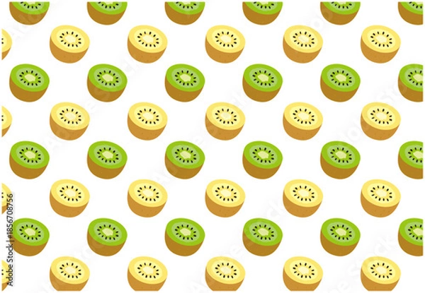 Obraz ゴールドキウイとグリーンキウイ　拝啓