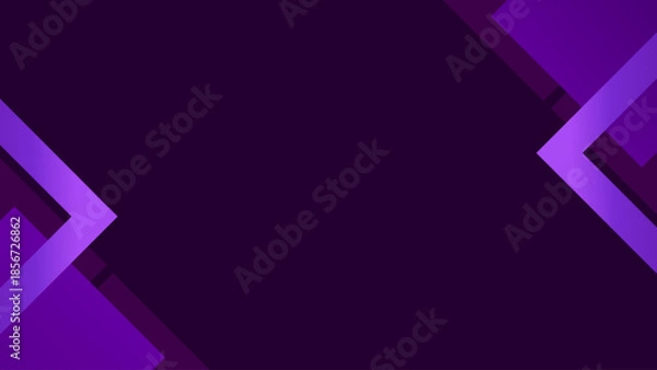 Obraz Dark purple abstract background with geometric gradient shapes