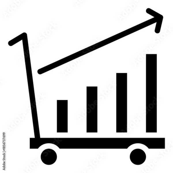 Fototapeta Graph Icon