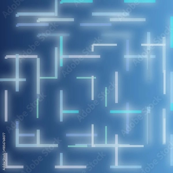 Obraz abstract blue background with lines