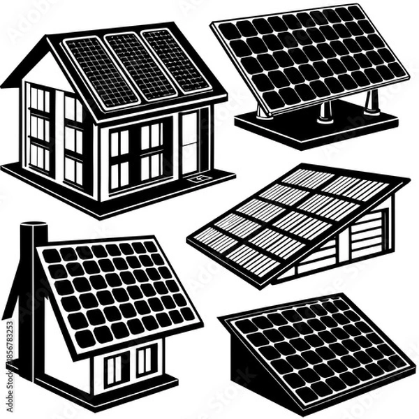 Obraz house icon set