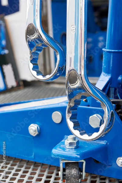 Fototapeta Wrench ring spanner