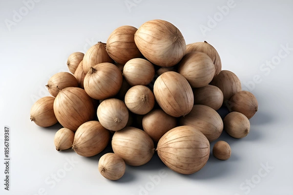 Obraz hazelnuts isolated on white background