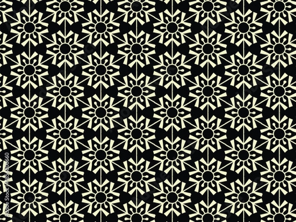 Fototapeta Snowfall design, Snowfall set  art 
