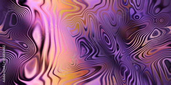 Obraz wild warp of purple pink orange yellow seamless tile