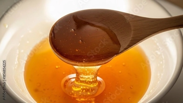 Obraz 蜜が美しく滴る瞬間