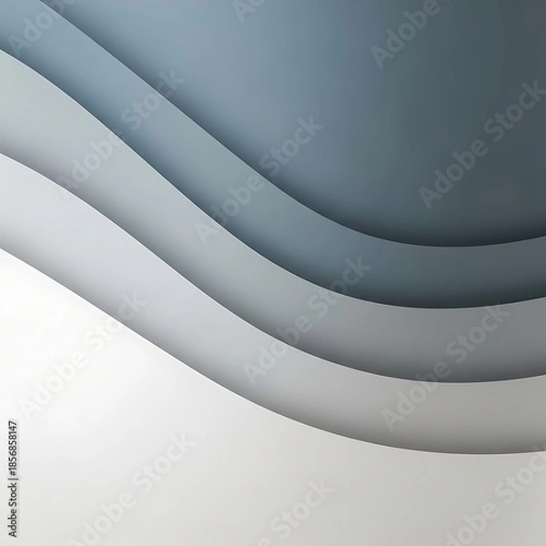 Fototapeta Modern wavy gradient background design element