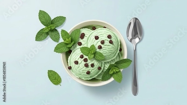 Obraz 美味しいミントアイス