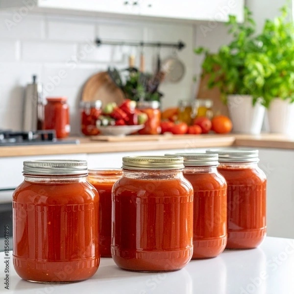 Obraz Eingekochte Tomatensosse