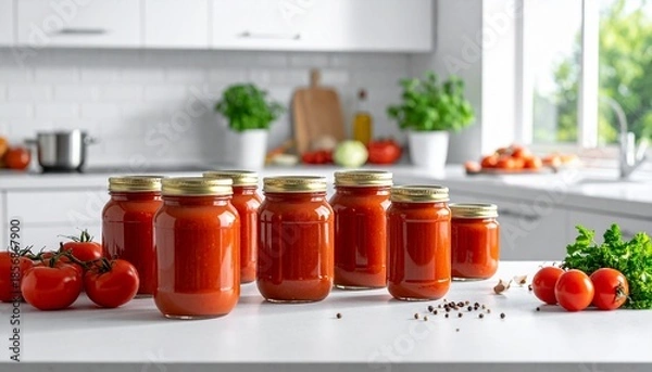 Obraz Eingekochte Tomatensosse