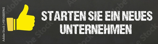Obraz Starten Sie ein neues Unternehmen	
