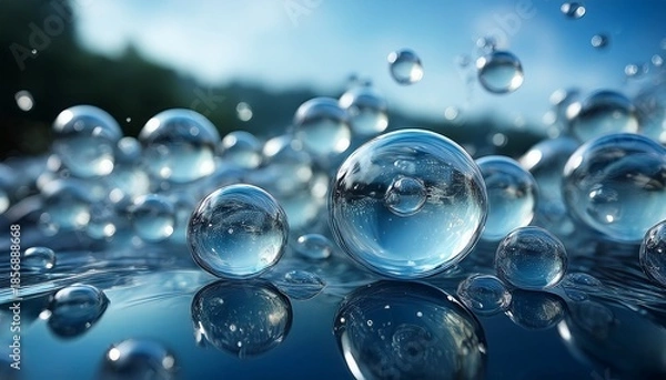 Fototapeta Bubble Background