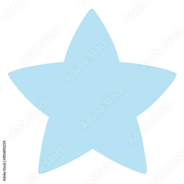 Fototapeta 水色の星