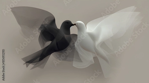 Obraz Duality of Light and Shadow