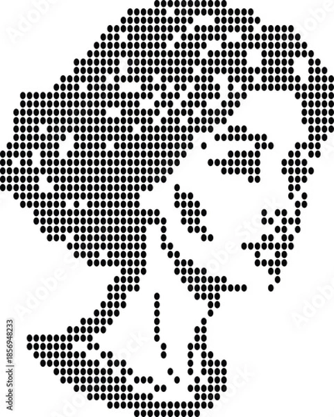 Obraz Simple Face Dot Pattern