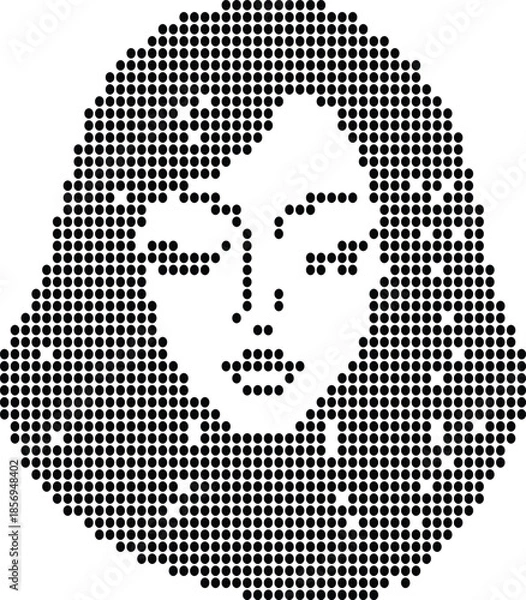 Obraz Simple Woman Face Design