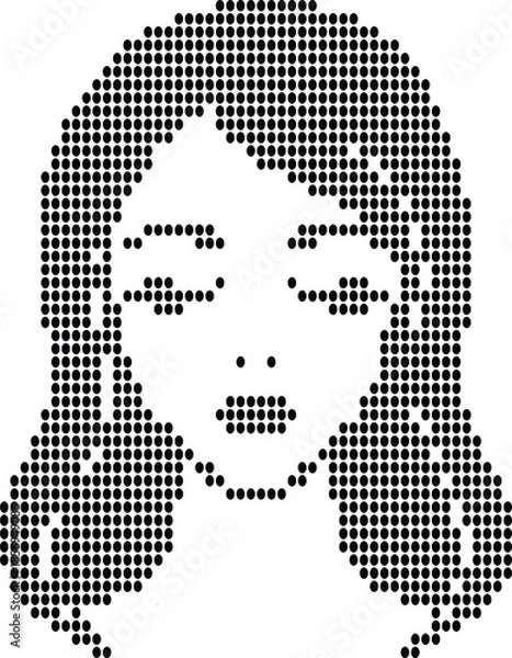 Obraz Simple Woman Face Design