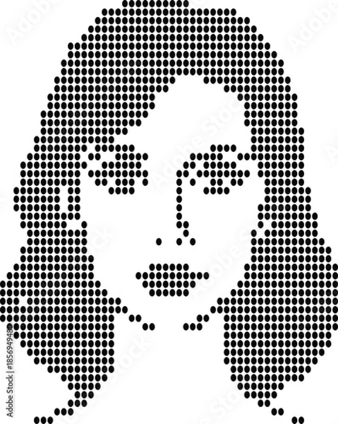 Obraz Simple Woman Face Design