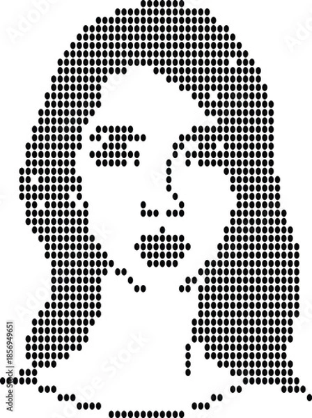 Obraz Simple Woman Face Design