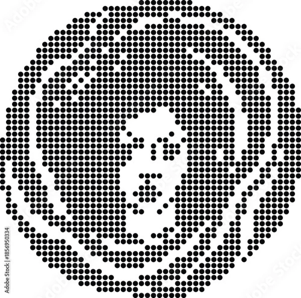 Obraz Simple Face Pattern Design