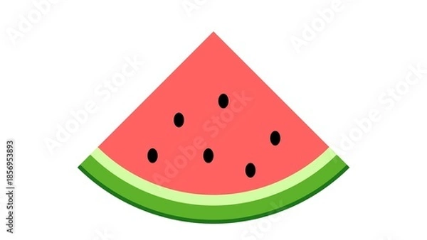 Obraz Simple watermelon icon