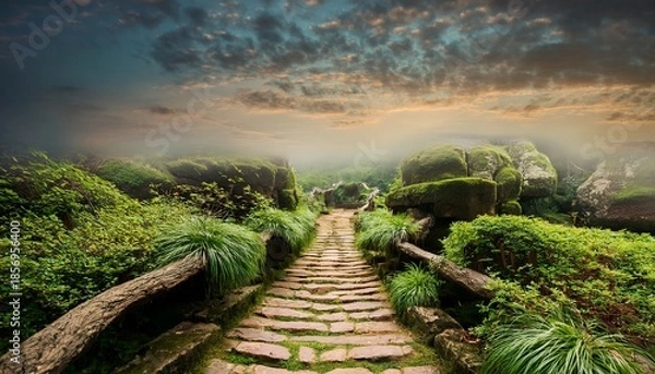 Obraz Ancient Dimensional Path