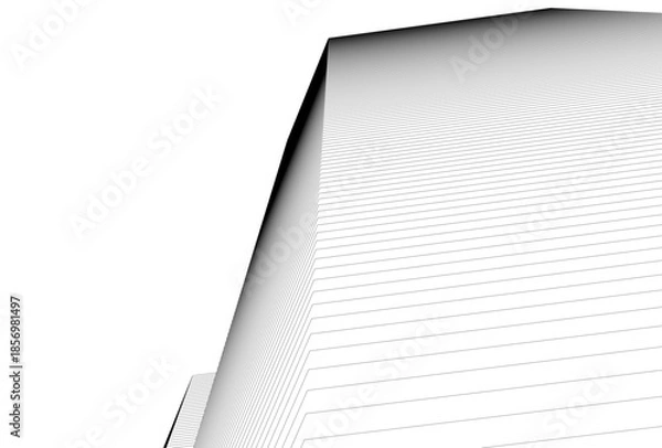 Obraz Abstract architecture 3D rendering