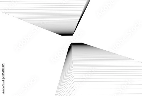 Obraz Abstract architecture 3D rendering