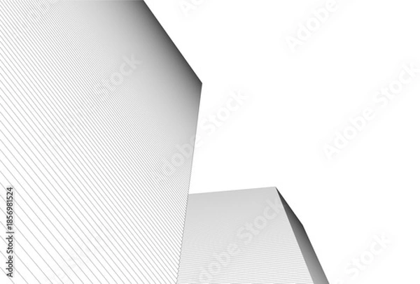 Obraz Abstract architecture 3D rendering