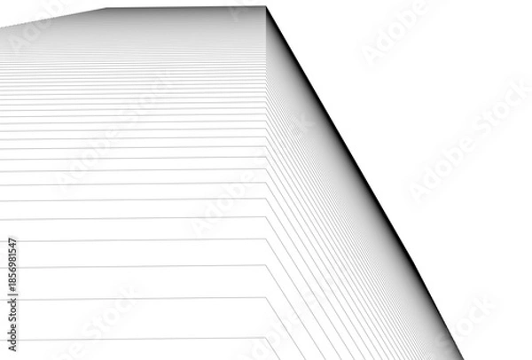 Obraz Abstract architecture 3D rendering