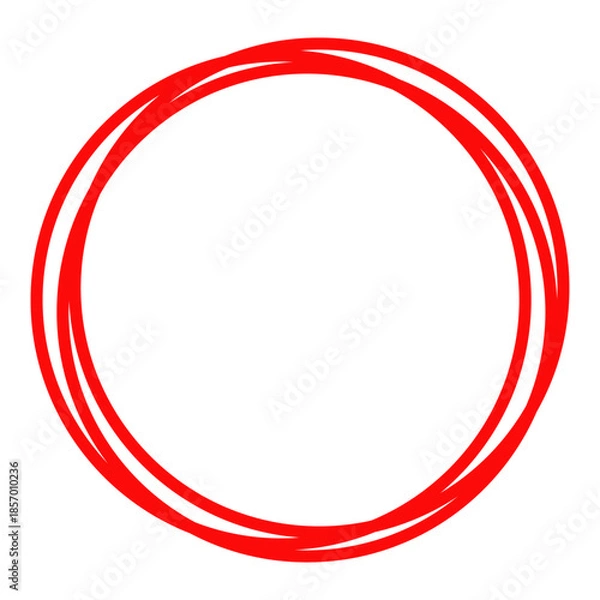 Obraz Hand drawn circle