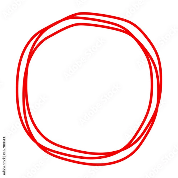 Obraz Hand drawn circle