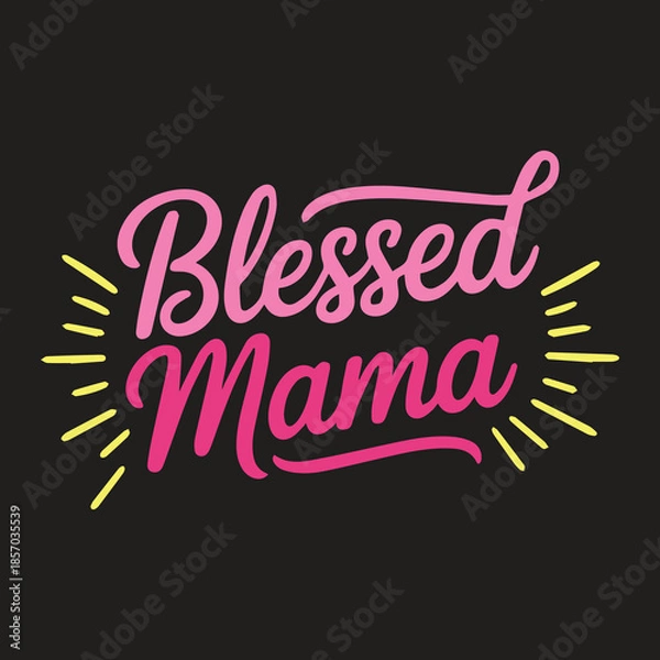 Fototapeta Blessed Mama