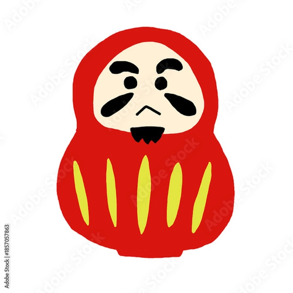 Fototapeta ダルマのイラスト