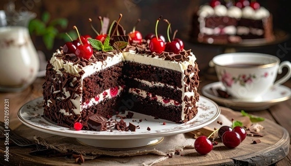 Obraz Schwarzwälder Kirschtorte