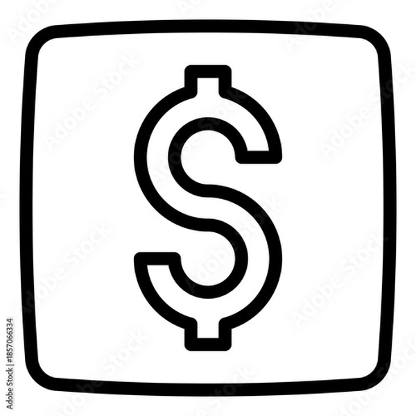 Obraz Dollar icon