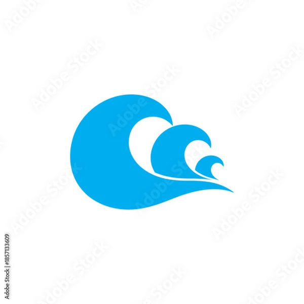 Obraz water logo design