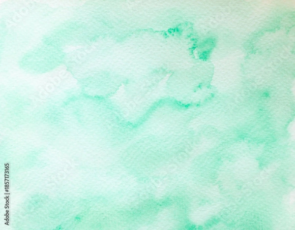 Obraz a green ink with clouds