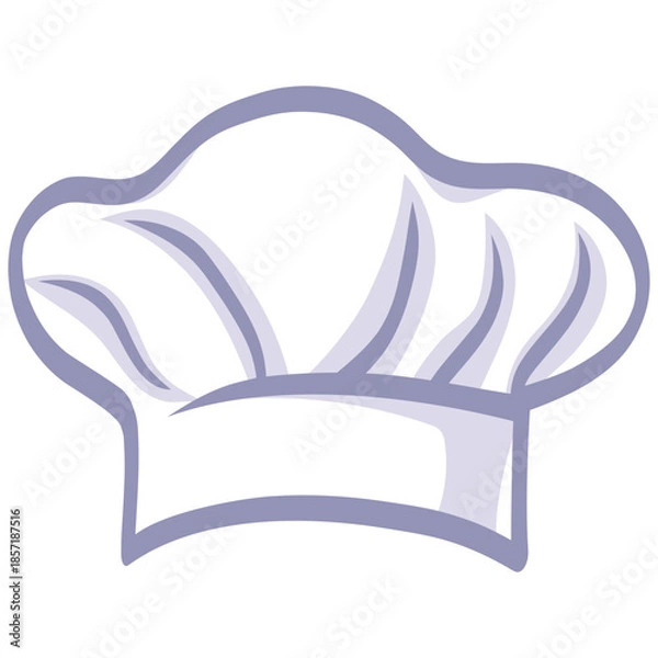 Fototapeta Chef Hat Cap Vector Illustration