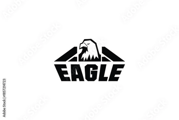 Obraz Simple eagle logo design concept