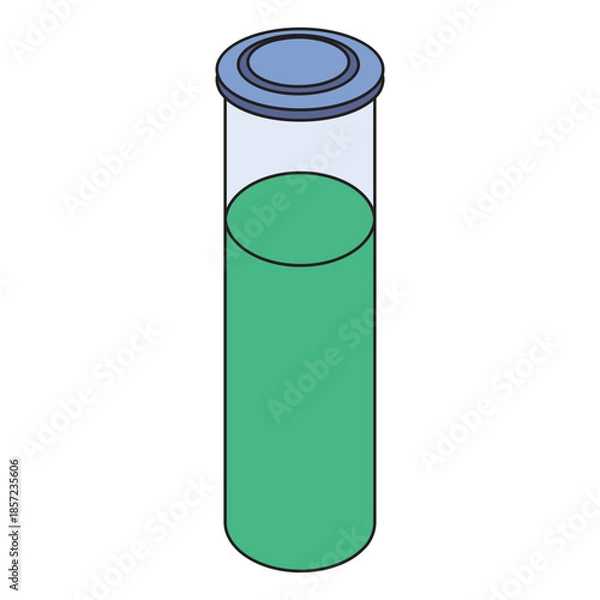 Obraz Single Test Tube