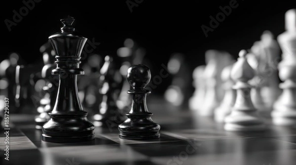 Obraz Chess game pieces