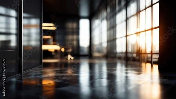 Obraz Modern office hallway