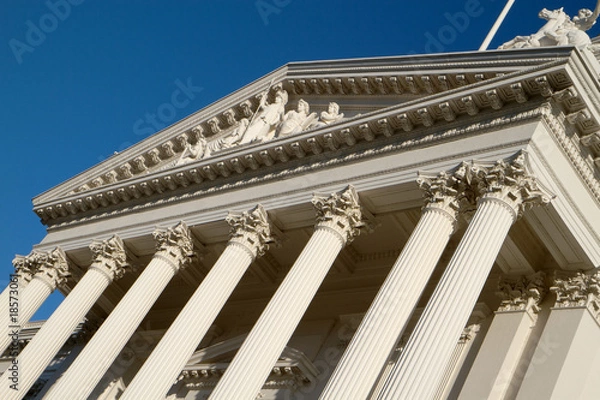 Obraz State capitol library with columns