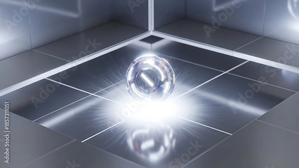 Obraz Glowing Tech Orb Energy