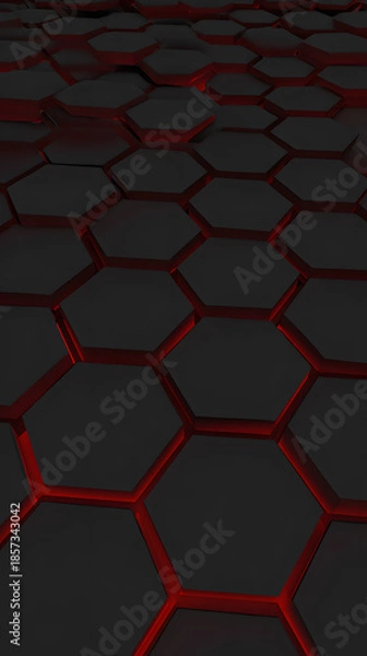 Fototapeta abstract background with hexagons